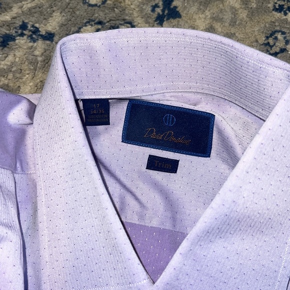 Purple button up Size 17-34/35 - Picture 2 of 2